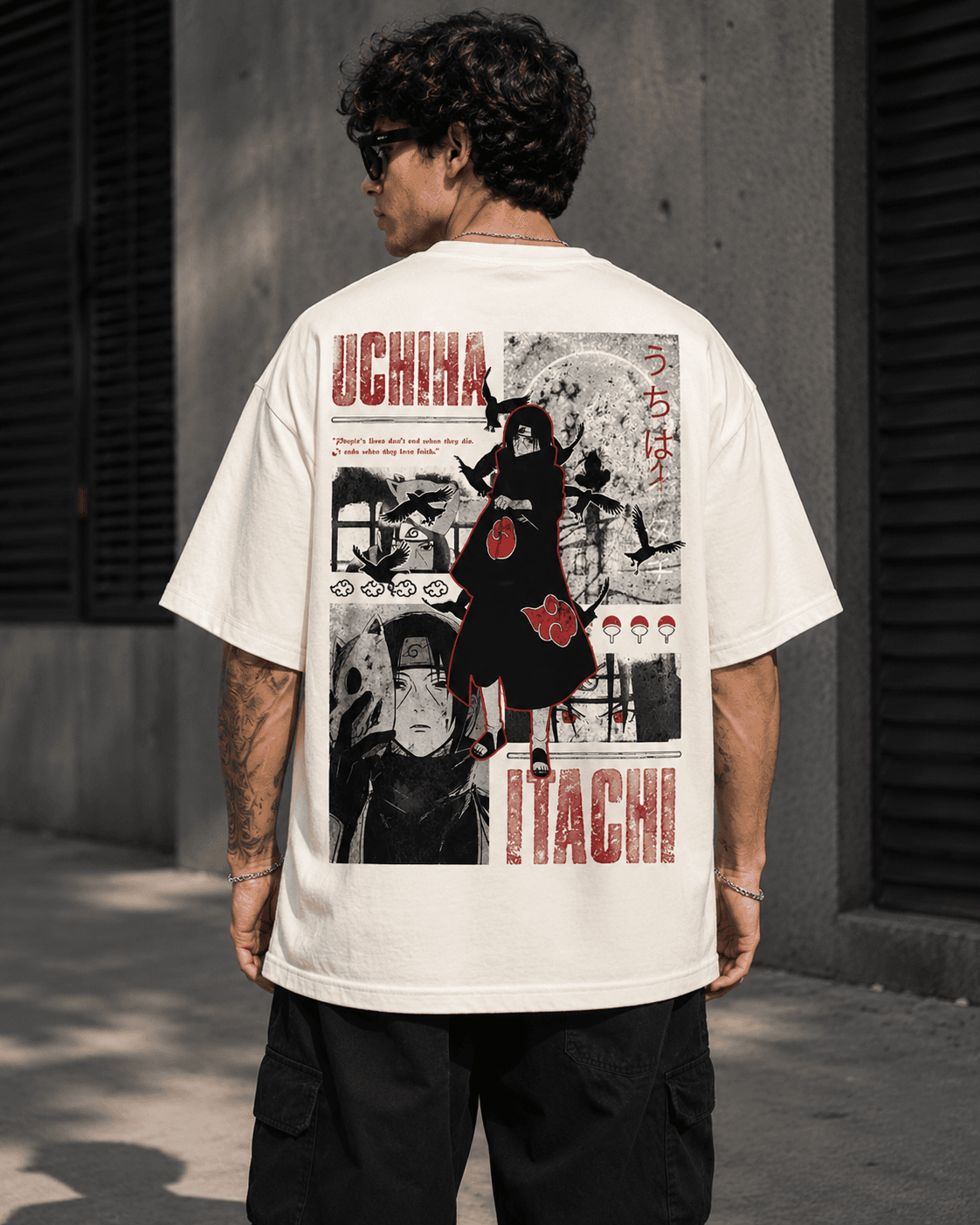 UCHIHA ITACHI PREMIUM OVERSIZE T-SHIRT - View 3