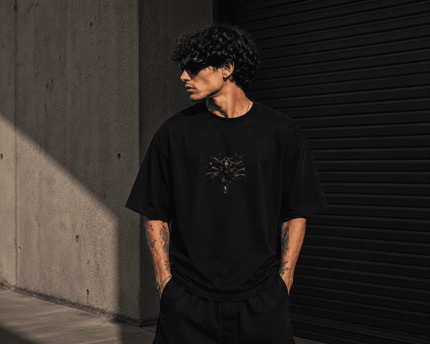 UCHIHA ITACHI PREMIUM OVERSIZE T-SHIRT - View 4