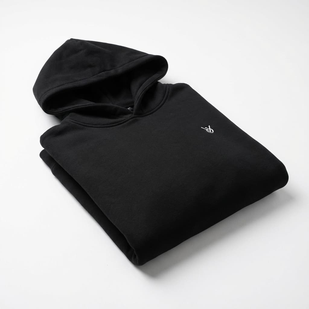 Essential Noir Hoodie