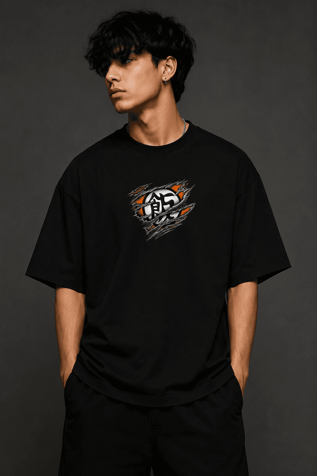 Back Single Goku Premium Tee - Alternate View