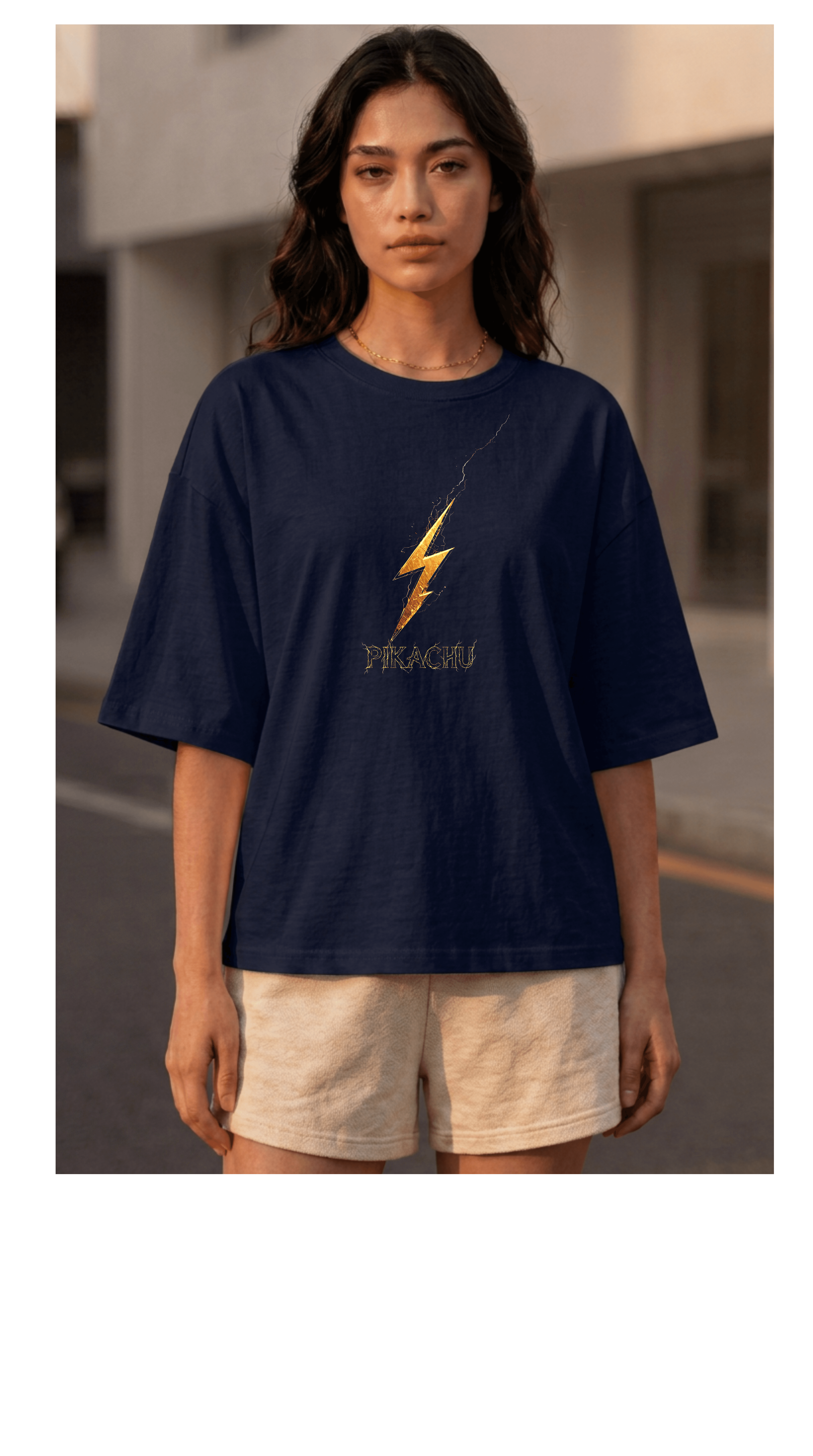 Pikachu Girl Premium Tee - View 7