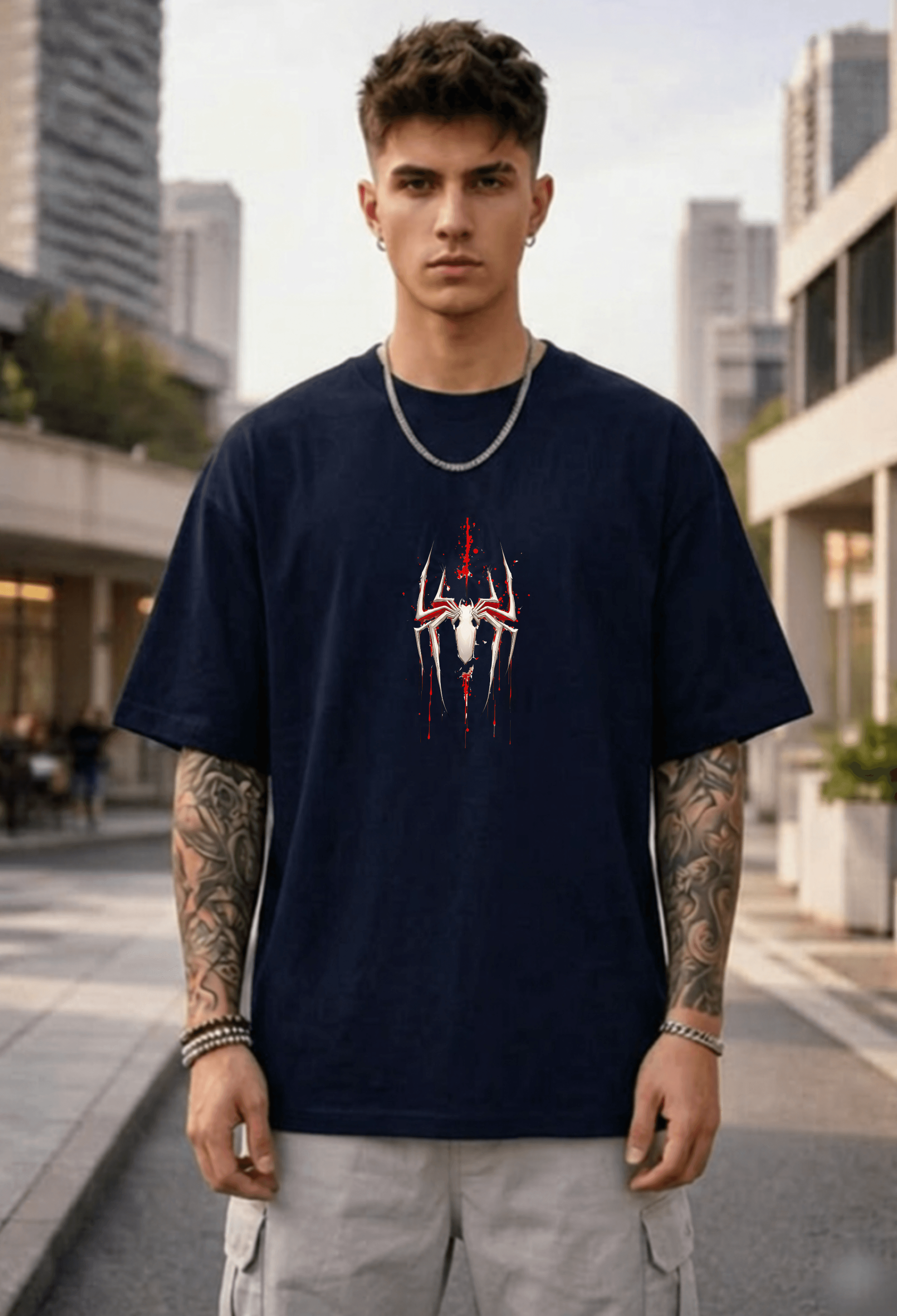 Real Spiderman Front Premium Tee - View 2