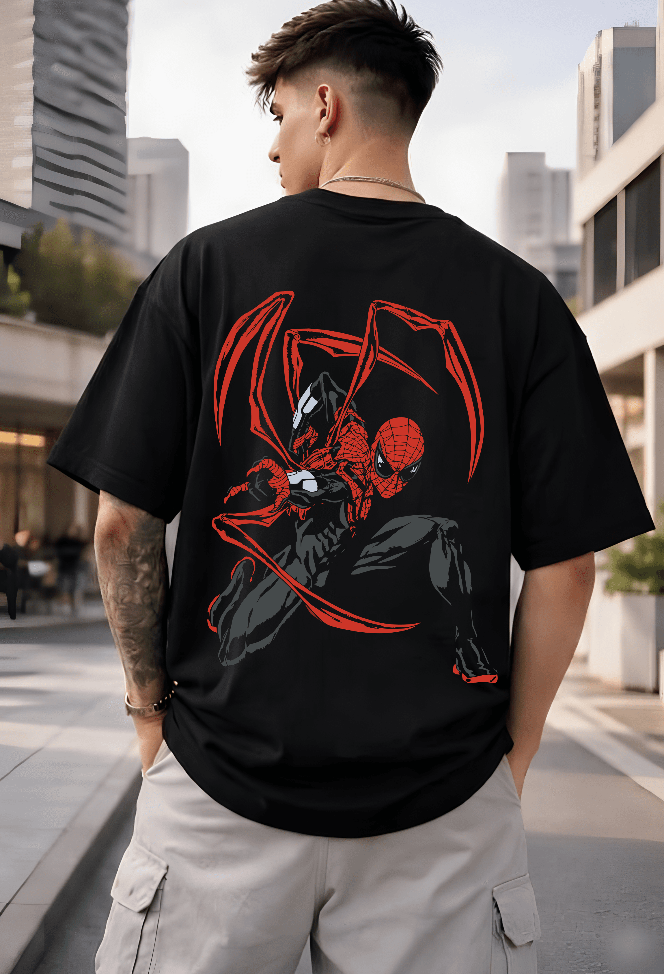 Spiderman Hands Premium Tee - View 1