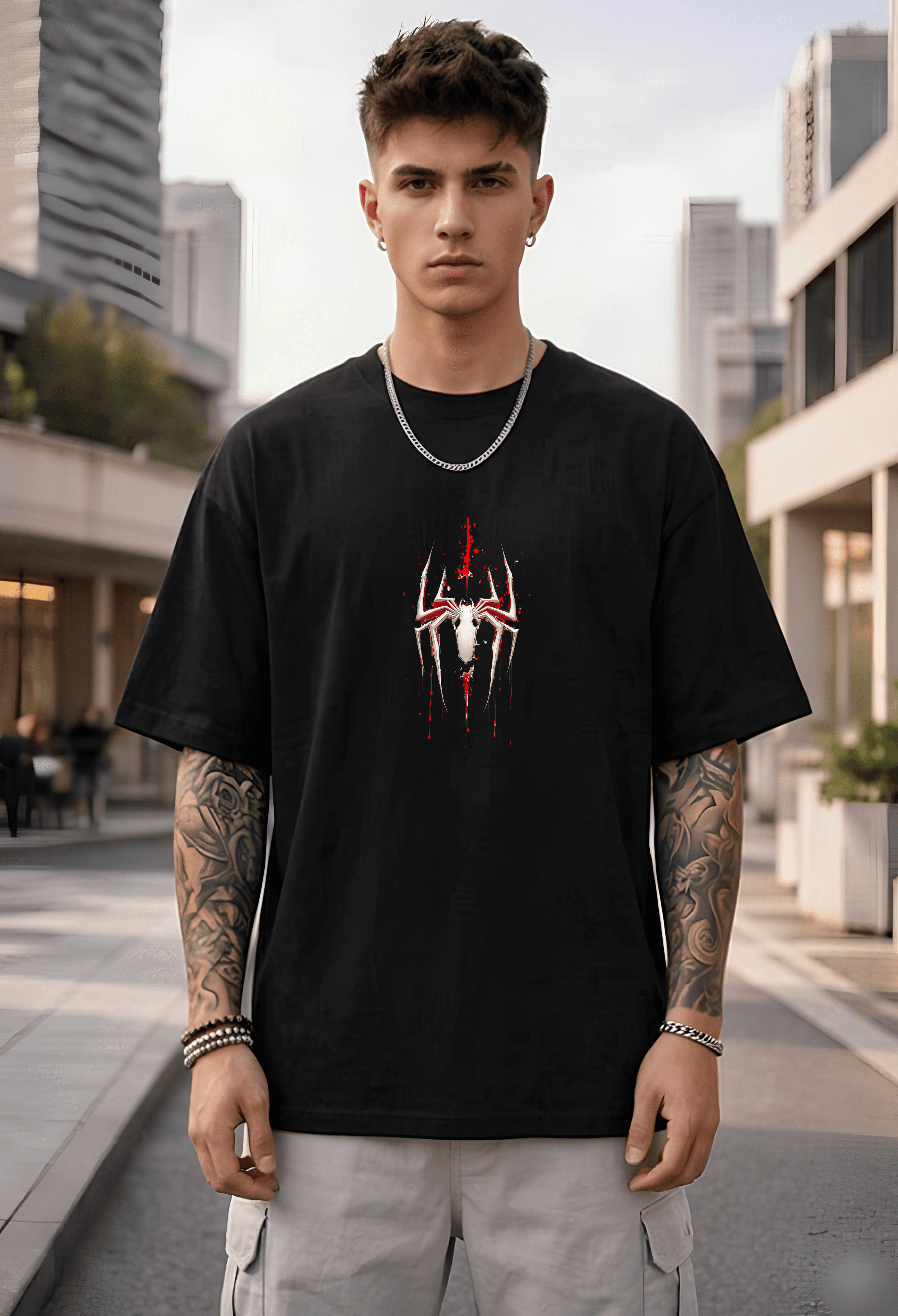 Spiderman Hands Premium Tee - View 2